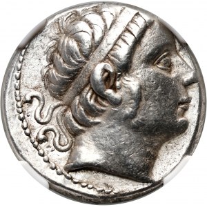 Grécko, Seleukovské kráľovstvo, Antiochos III 222-187 pred n. l., tetradrachma, Antiochia