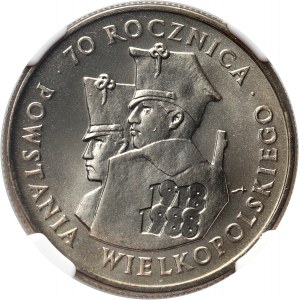 People's Republic of Poland, 100 zloty 1988, 70th Anniversary of the Greater Poland Uprising