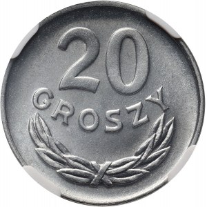 PRL, 20 groszy 1949, aluminium