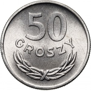 PRL, 50 grošov 1949, hliník