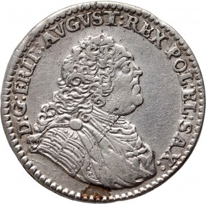 August III, 1/6 thaler 1763 FWóF, Dresden