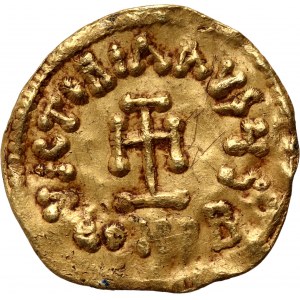Byzancia, Konštantín II. 641-668, tremissis, Konštantínopol