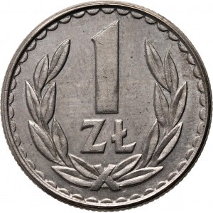 PRL, 1 złoty 1982, MIEDZIONIKIEL, rzadkość, nienotowana