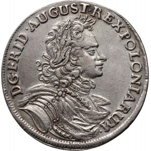 August II Mocny, 2/3 talara (gulden) 1702 ILH, Drezno