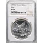 Mexico, Libertad 1998, 1 oz. Ag, RARE