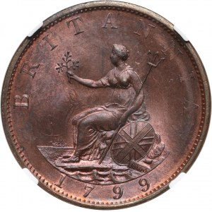 Great Britain, George III, 1/2 Penny 1799, Soho