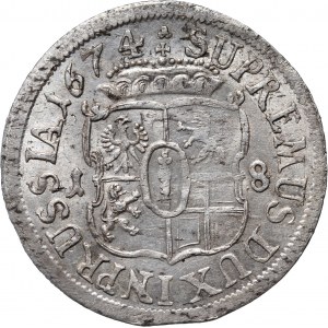 Germany, Brandenburg-Prussia, Frederick William, ort 1674 HS, Königsberg