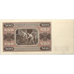 PRL, 500 złotych 1.07.1948, seria AY