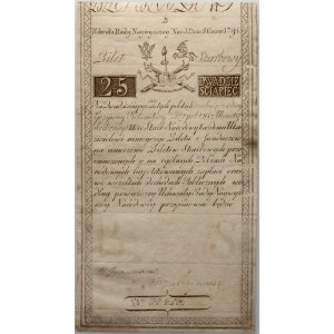 Insurekcja Kościuszkowska, 25 złotych 8.06.1794, seria B
