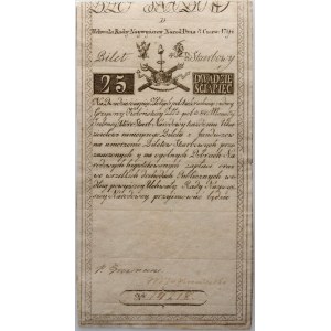 Insurekcja Kościuszkowska, 25 złotych 8.06.1794, seria D