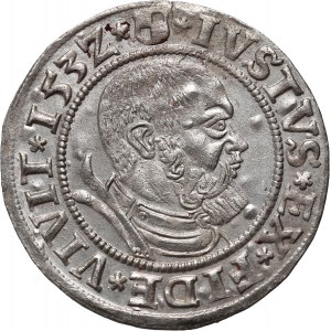 Ducal Prussia, Albrecht Hohenzollern, penny 1532, Königsberg