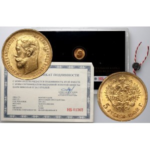 Russia, Nicholas II, 5 Roubles 1902 (АР), St. Petersburg