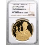 People's Republic of Poland, 10000 gold 1982, John Paul II, Valcambi, mirror stamp (Proof)