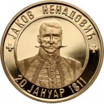 Serbia, set of 3 gold medals from 2002, Jakov Nenadovic