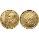 PRL, zestaw 4 monet z 1989 roku, Jan Paweł II, stempel lustrzany (Proof)