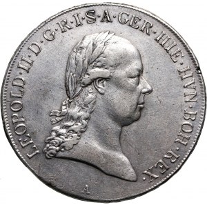 Austria, Netherlands, Leopold II, Kronentaler 1790, Vienna