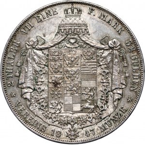Nemecko, Prusko, Friedrich Wilhelm IV, 2 toliare 1847 A, Berlín