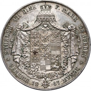 Germany, Prussia, Friedrich Wilhelm IV, 2 Thaler 1847 A, Berlin