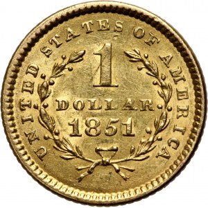USA, Dollar 1851, Philadelphia
