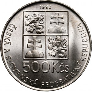 Československo, 500 korun 1992, J.A. Komenského