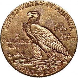 USA, 5 Dollars 1914 D, Denver, Indian head