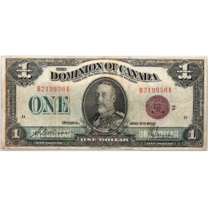 Canada, 1 Dollar 2.07.1923, series B