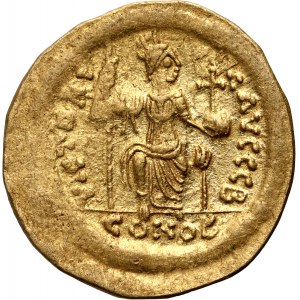 Byzanc, Justinián I. 527-565, solidus, Konstantinopol