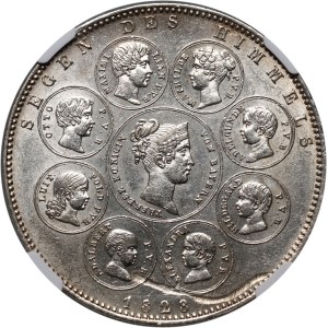 Germany, Bavaria, Ludwig I, Royal Family Thaler 1828