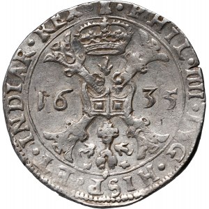 Spanish Netherlands, Philip IV, Patagon 1635, Tournai