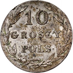 Congress Kingdom, Alexander I, 10 groszy 1825 IB, Warsaw