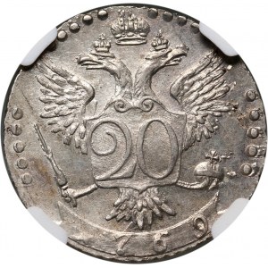 Rusko, Kateřina II, 20 kopějek 1769 СПБ, Petrohrad