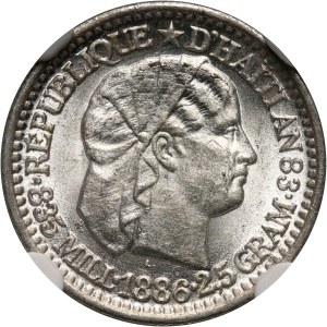 Haiti, 10 Centimes 1886