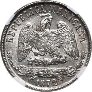 Mexico, 1 Peso 1872 CH M, Chihuahua
