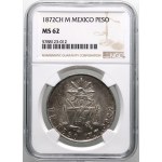 Messico, 1 peso 1872 CH M, Chihuahua