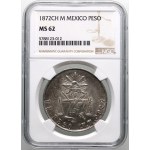 Mexico, 1 Peso 1872 CH M, Chihuahua