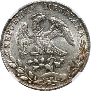 Mexico, 8 Reales 1884 (1884/74) Go BR, Guanajuato