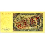 PRL, 20 złotych 1.07.1948, seria KE, WZÓR