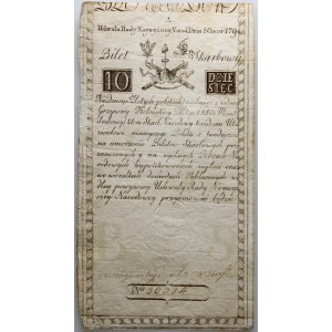 Insurekcja Kościuszkowska, 10 złotych 8.06.1794, Seria A