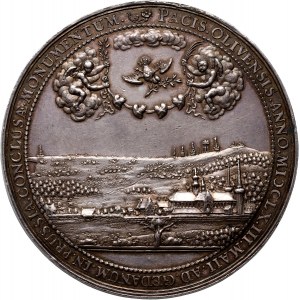 John II Casimir, medal of 1660, Peace of Oliva, rare