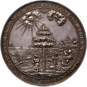 John II Casimir, medal of 1660, Peace of Oliva, rare