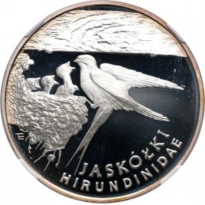 III RP, 300000 złotych 1993, Jaskółki, srebro
