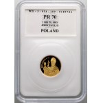PRL, 1000 zl. 1982, Valcambi, Jan Pavel II, zrcadlová známka (proof)
