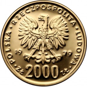 Volksrepublik Polen, 2000 gold 1979, Maria Skłodowska-Curie