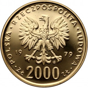 People's Republic of Poland, 2000 gold 1979, Mieszko I