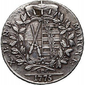 Germany, Saxony, Friedrich August III, Thaler 1775 EDC, Dresden