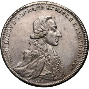 Germany, Würzburg, Franz Ludwig von Erthal, Thaler 1786 MP