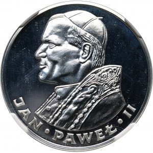 PRL, 100 złotych 1982, Valcambi, Jan Paweł II, stempel zwykły