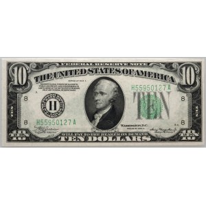 USA, Federal Reserve Note - St. Louis, 10 Dollars 1934, Series H