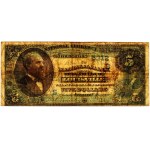 USA, Kentucky, National Bank of Louisville, 5 Dollars 1882, Value Back, series T