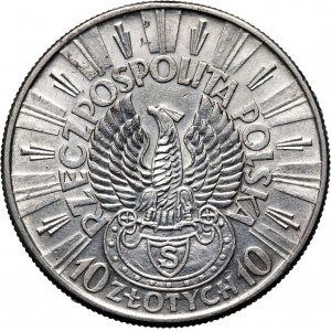 II RP, 10 złotych 1934 S, Warszawa, Józef Piłsudski - Orzeł Strzelecki